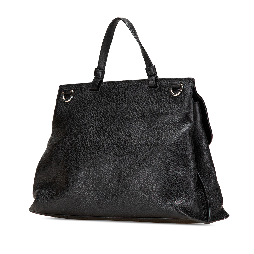 Pre-Loved Gucci Medium Leather Bamboo Daily Satchel - Picture 2 of 12